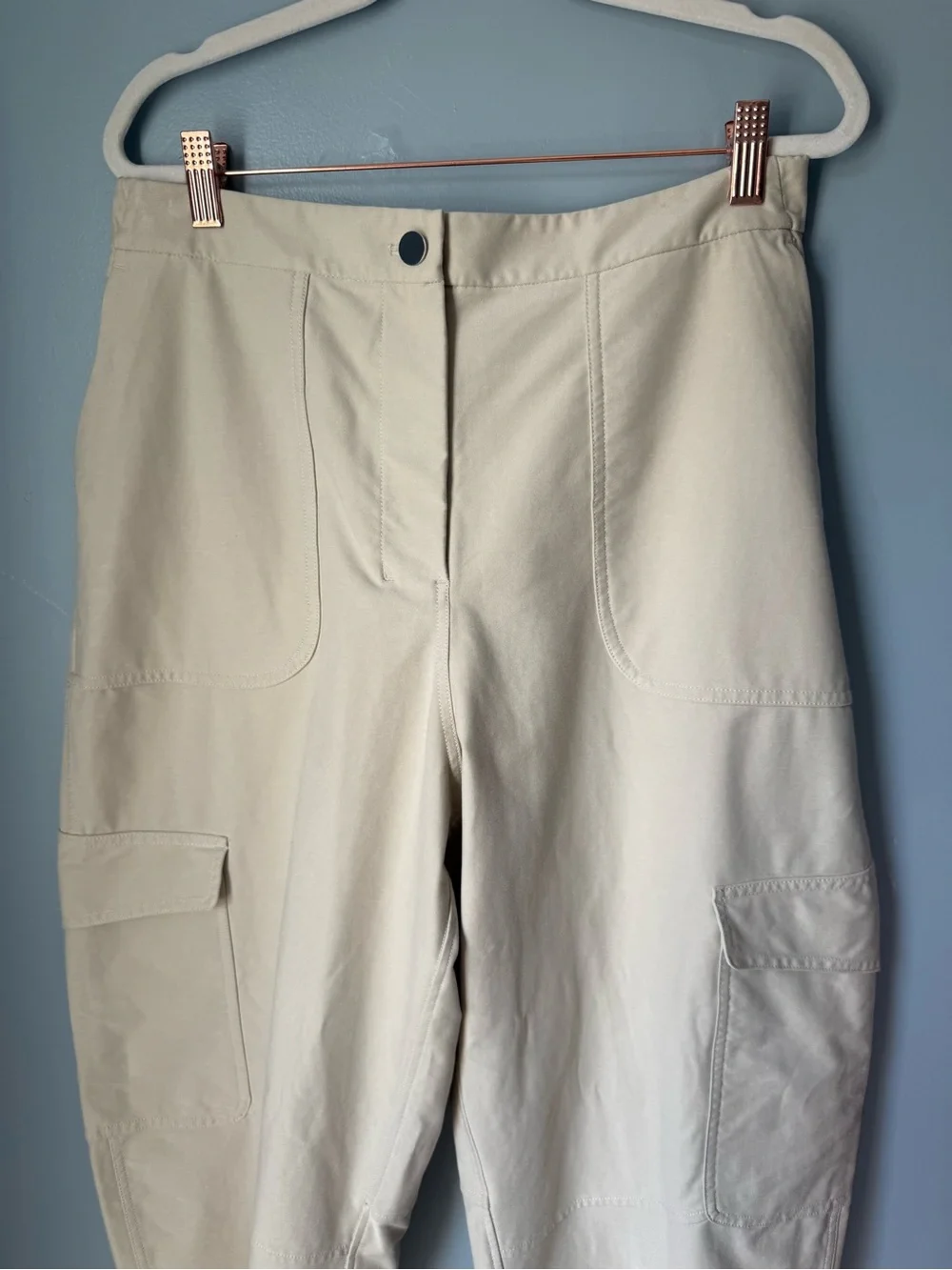 Lululemon Women’s Cream Barrel Leg Pant Size 31